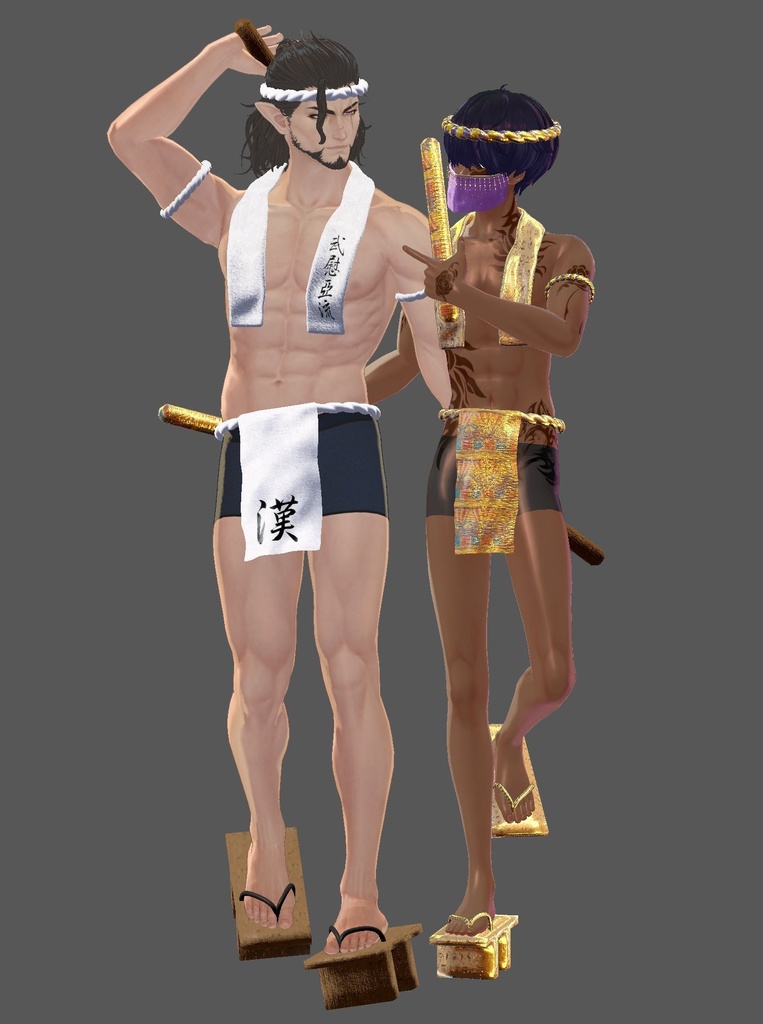 【13アバター対応】エジプトよさこい祭り用・神秘のエジプトふんどし【ふんどしの夏】