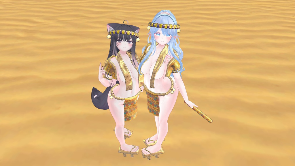 【13アバター対応】エジプトよさこい祭り用・神秘のエジプトふんどし【ふんどしの夏】