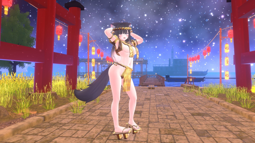 【13アバター対応】エジプトよさこい祭り用・神秘のエジプトふんどし【ふんどしの夏】