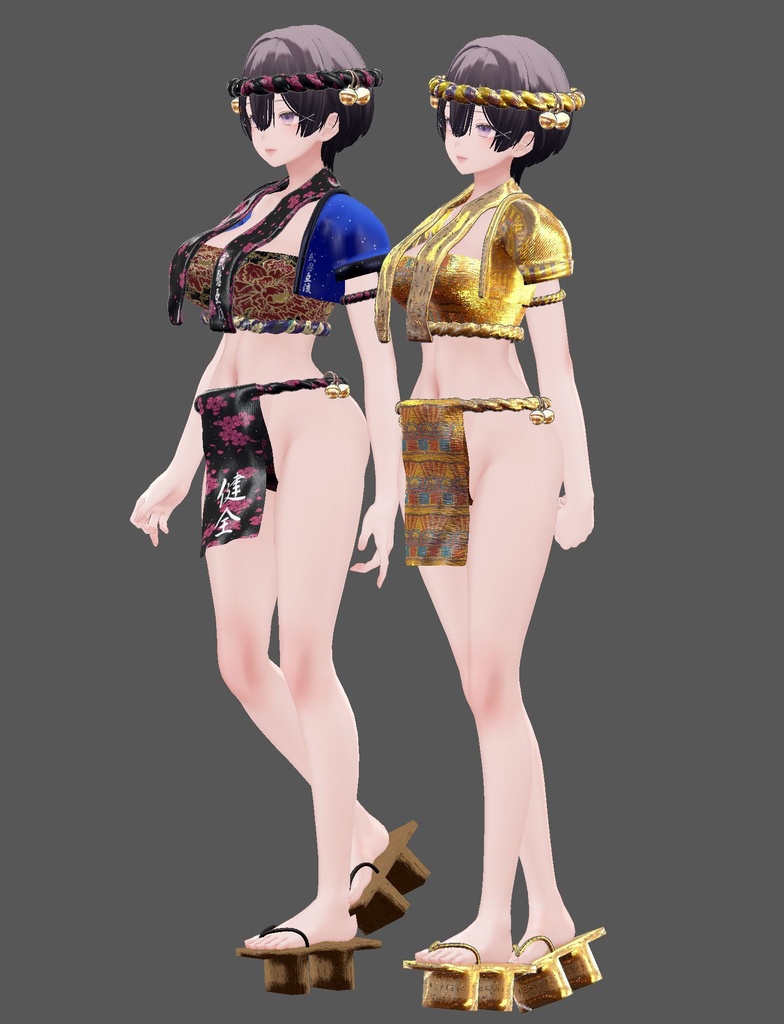 【13アバター対応】エジプトよさこい祭り用・神秘のエジプトふんどし【ふんどしの夏】