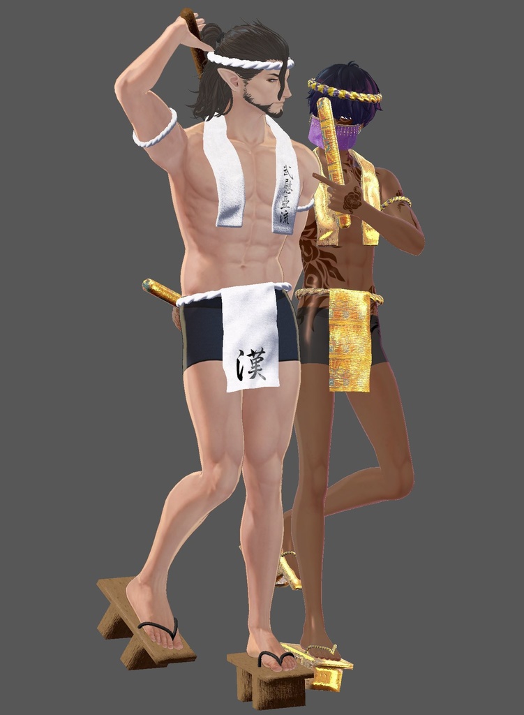 【13アバター対応】エジプトよさこい祭り用・神秘のエジプトふんどし【ふんどしの夏】