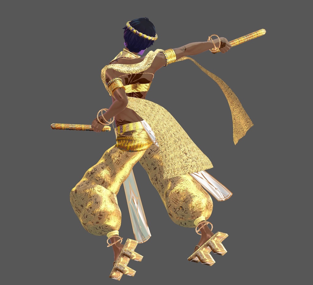 【13アバター対応】エジプトよさこい祭り用・神秘のエジプトふんどし【ふんどしの夏】