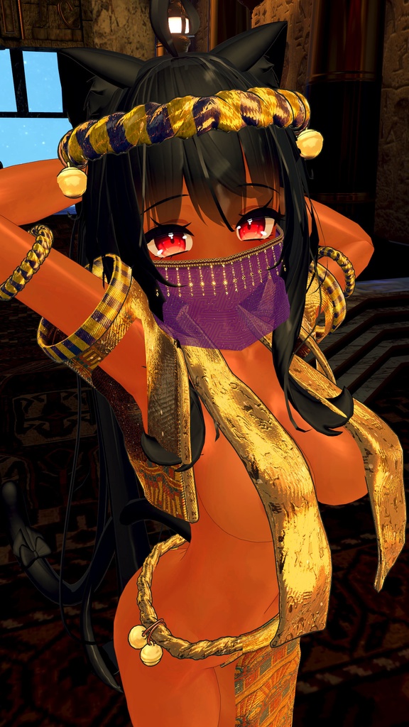 【13アバター対応】エジプトよさこい祭り用・神秘のエジプトふんどし【ふんどしの夏】