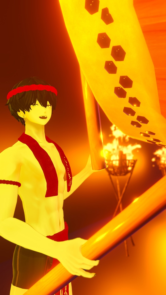 【13アバター対応】エジプトよさこい祭り用・神秘のエジプトふんどし【ふんどしの夏】