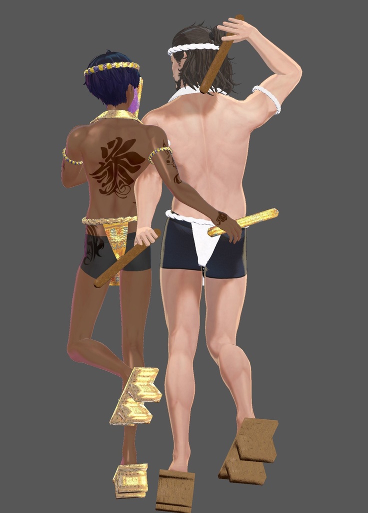 【13アバター対応】エジプトよさこい祭り用・神秘のエジプトふんどし【ふんどしの夏】