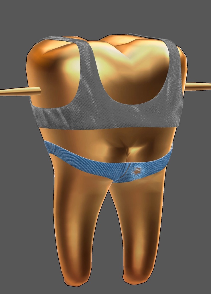 【歯/TOOTH専用】海に遊びに行くTOOTHの服【#歯ンアート】