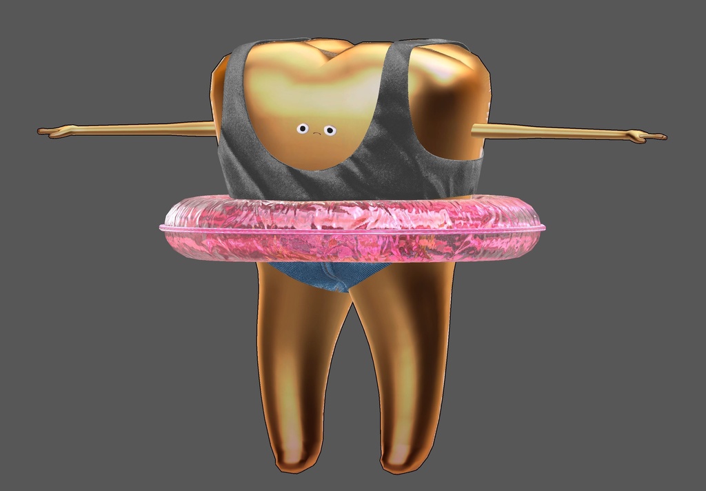 【歯/TOOTH専用】海に遊びに行くTOOTHの服【#歯ンアート】