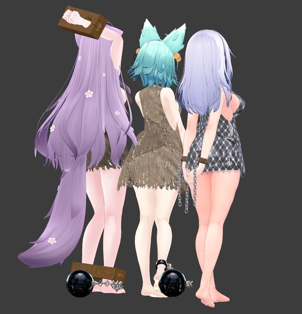 【複数アバター対応】Buy Me.~Slave Clothes~【奴隷服】