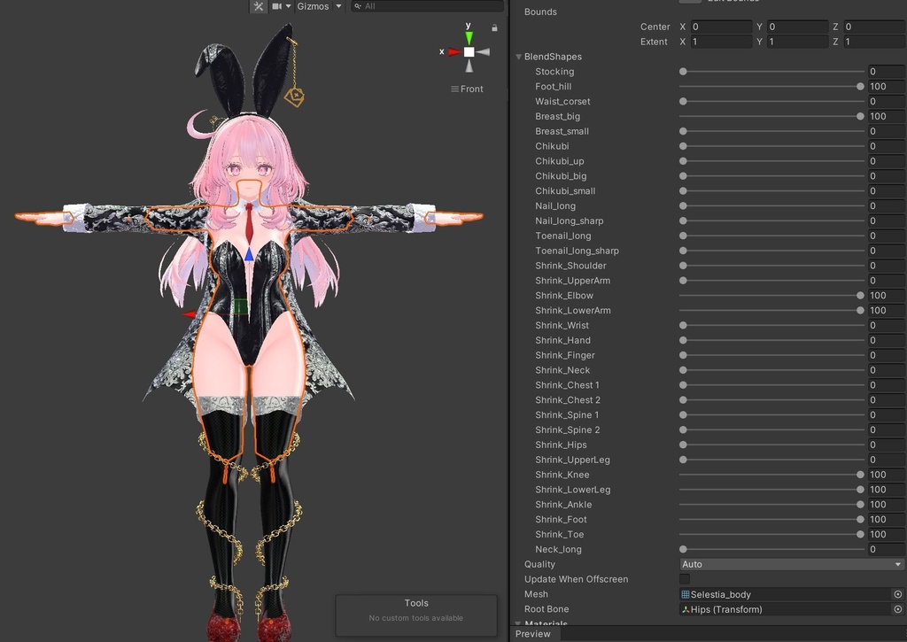 【11アバター対応】Invite Bunny【ハイレグはいいぞ】