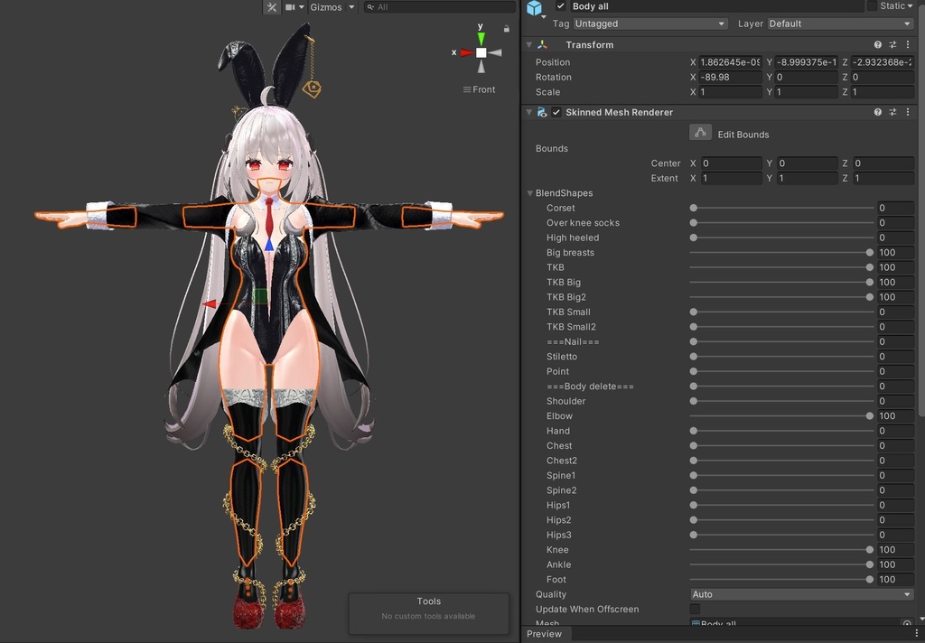 【11アバター対応】Invite Bunny【ハイレグはいいぞ】