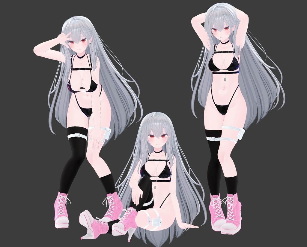 【ポーズ集】プールで撮影会~アバター撮影用ポーズ全10種