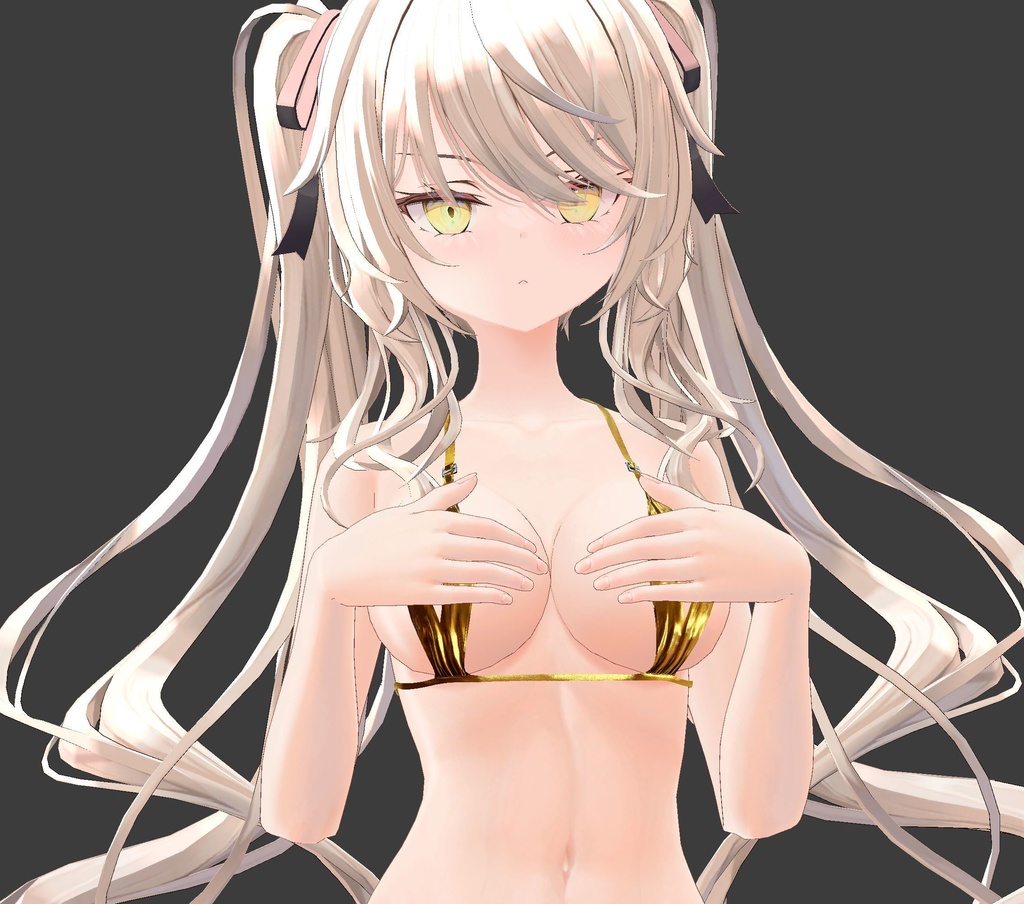 【5アバター対応】SLIT BIKINI【合法脱衣の夏】