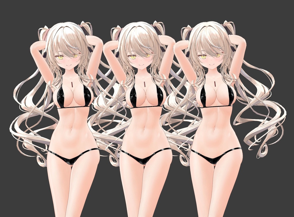 【5アバター対応】SLIT BIKINI【合法脱衣の夏】