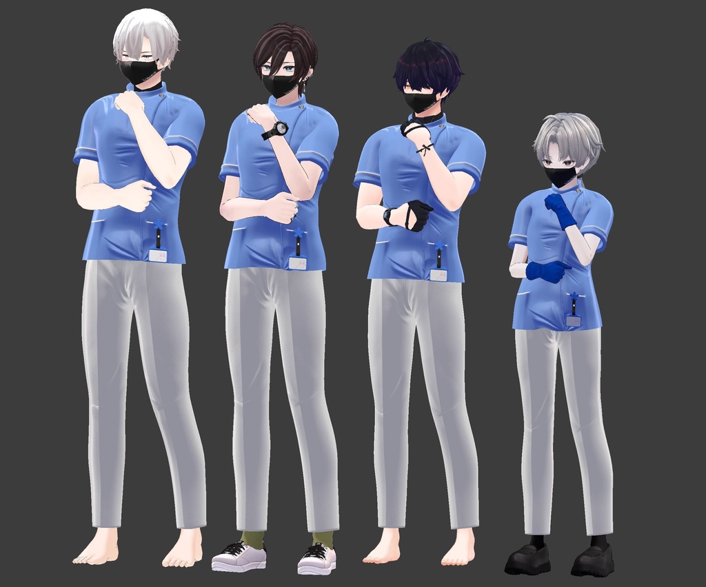 【10アバター対応】歯科医院の従業員が着てそうなやつ【息抜き制作】