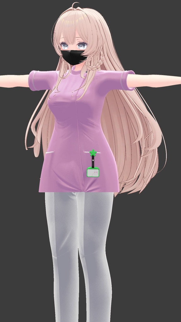 【10アバター対応】歯科医院の従業員が着てそうなやつ【息抜き制作】