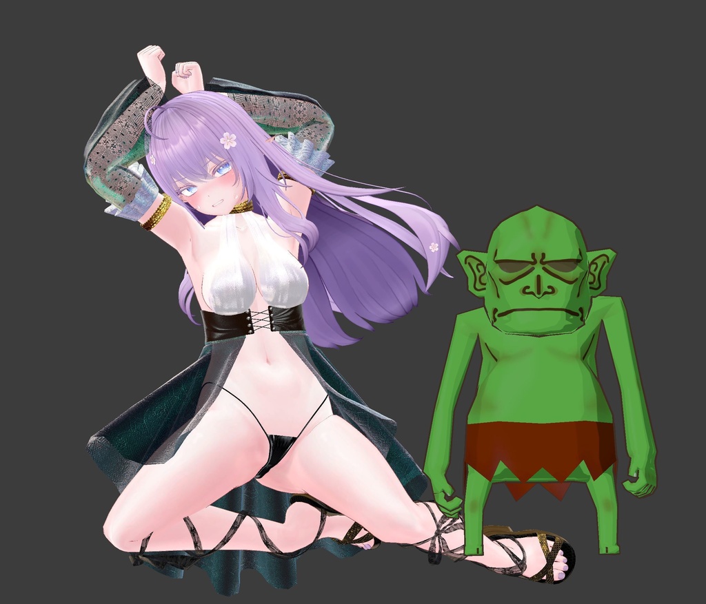 【4アバター対応】GOBLIN LOSER ~びしょうじょは ゴブリンに はいぼくしました~【息抜き作品】