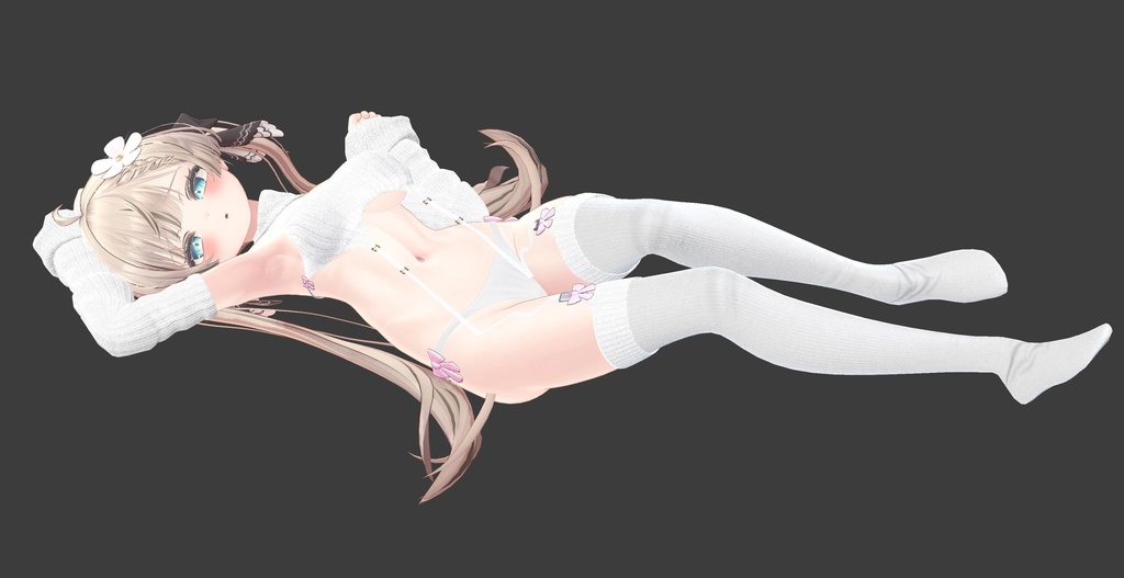 【複数アバター対応】流行りのセーター【胸最大値!】