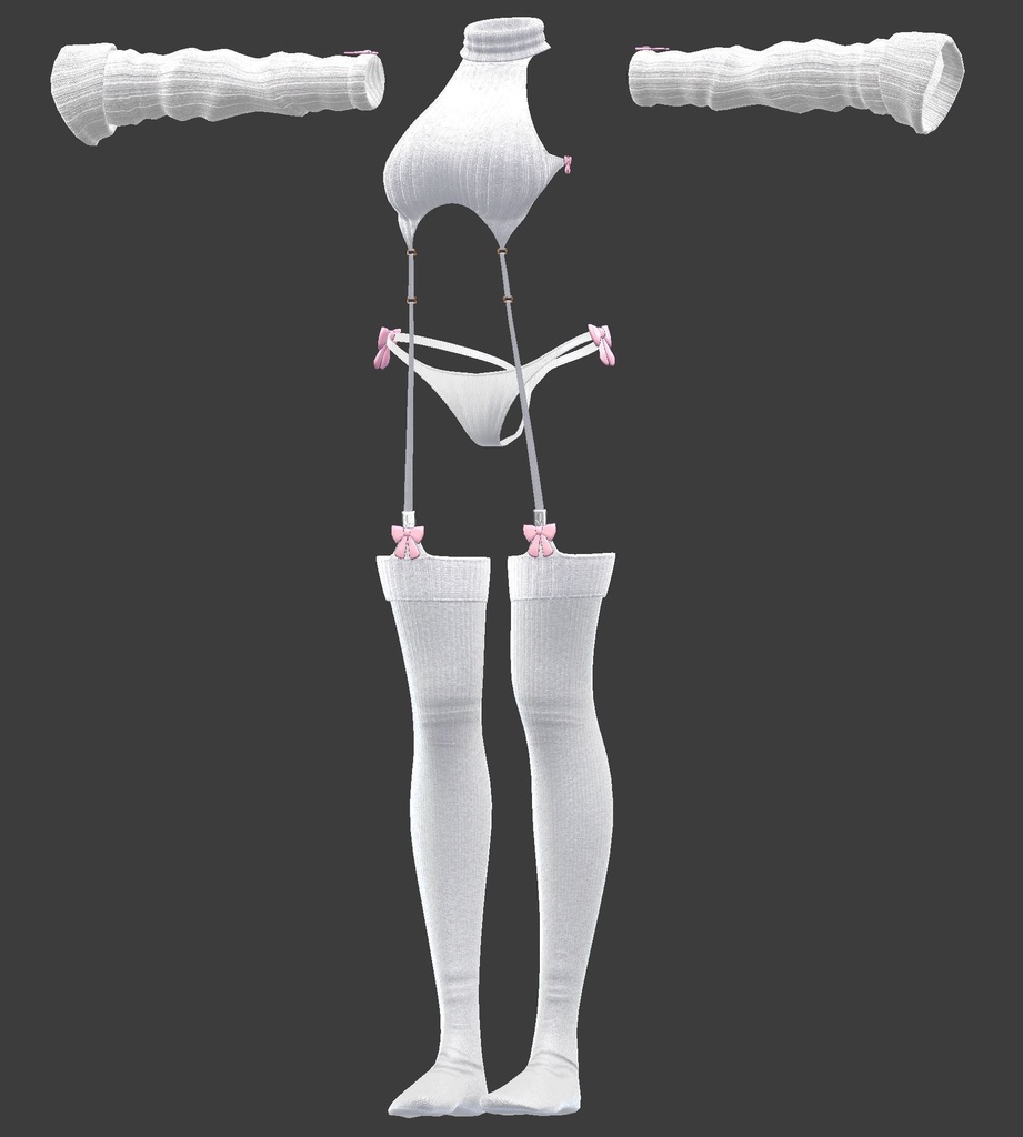 【複数アバター対応】流行りのセーター【胸最大値!】