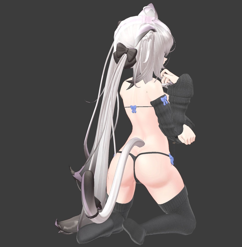 【複数アバター対応】流行りのセーター【胸最大値!】