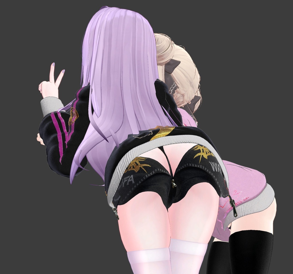 【息抜き製作】無防備ガール【複数アバター対応】