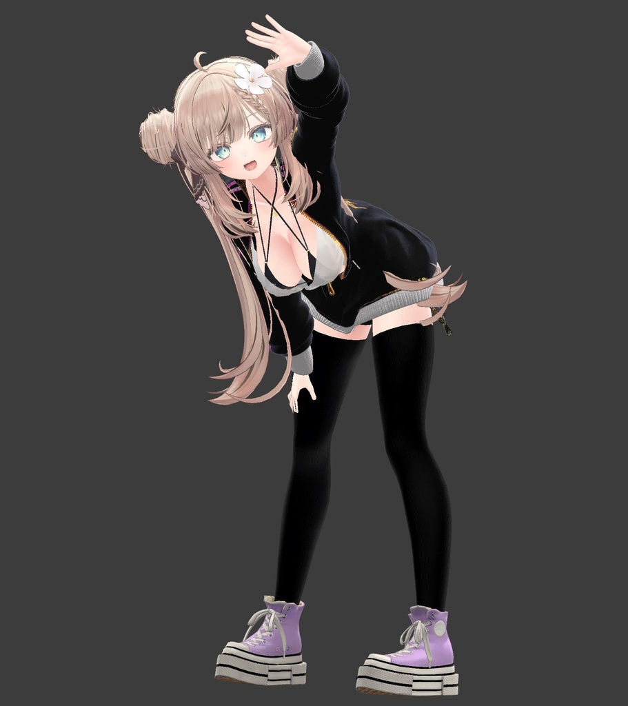 【息抜き製作】無防備ガール【複数アバター対応】