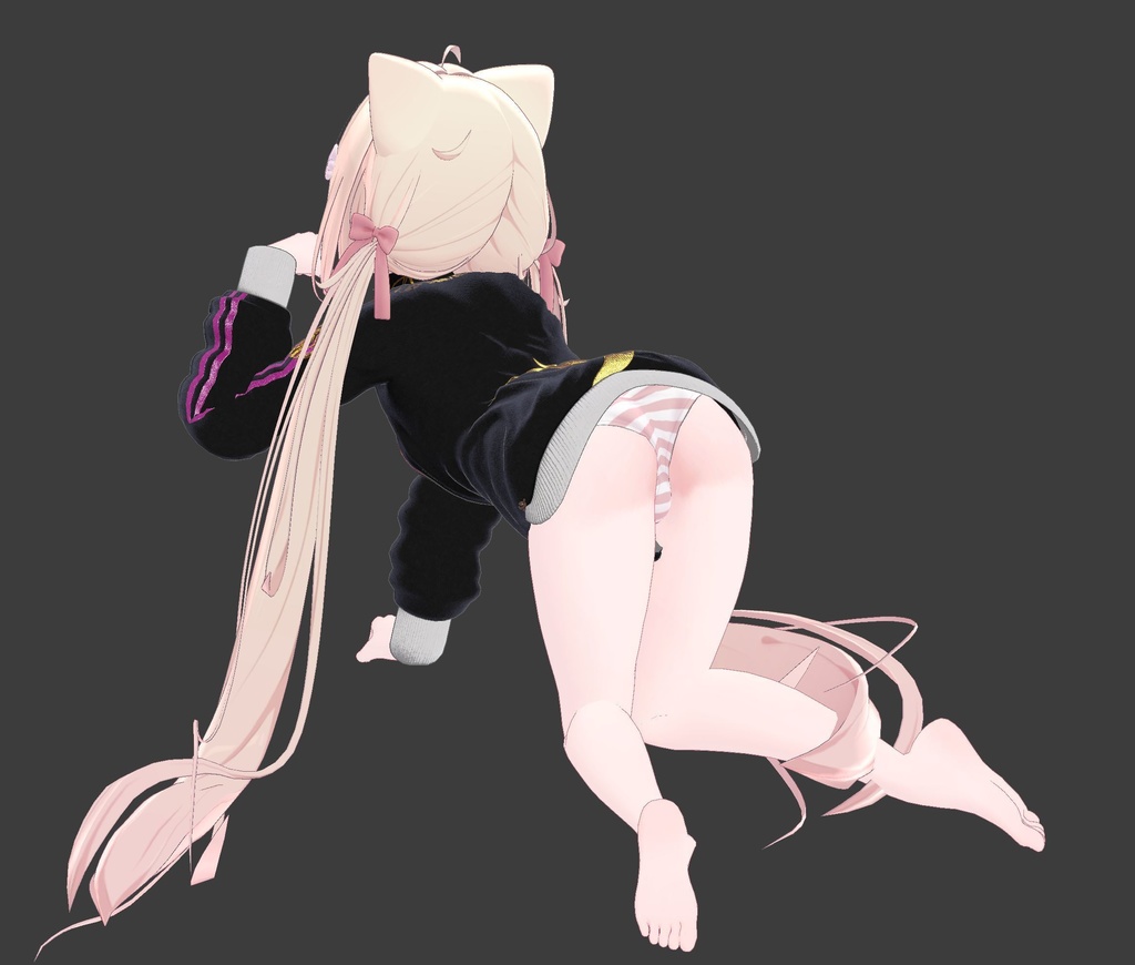 【息抜き製作】無防備ガール【複数アバター対応】