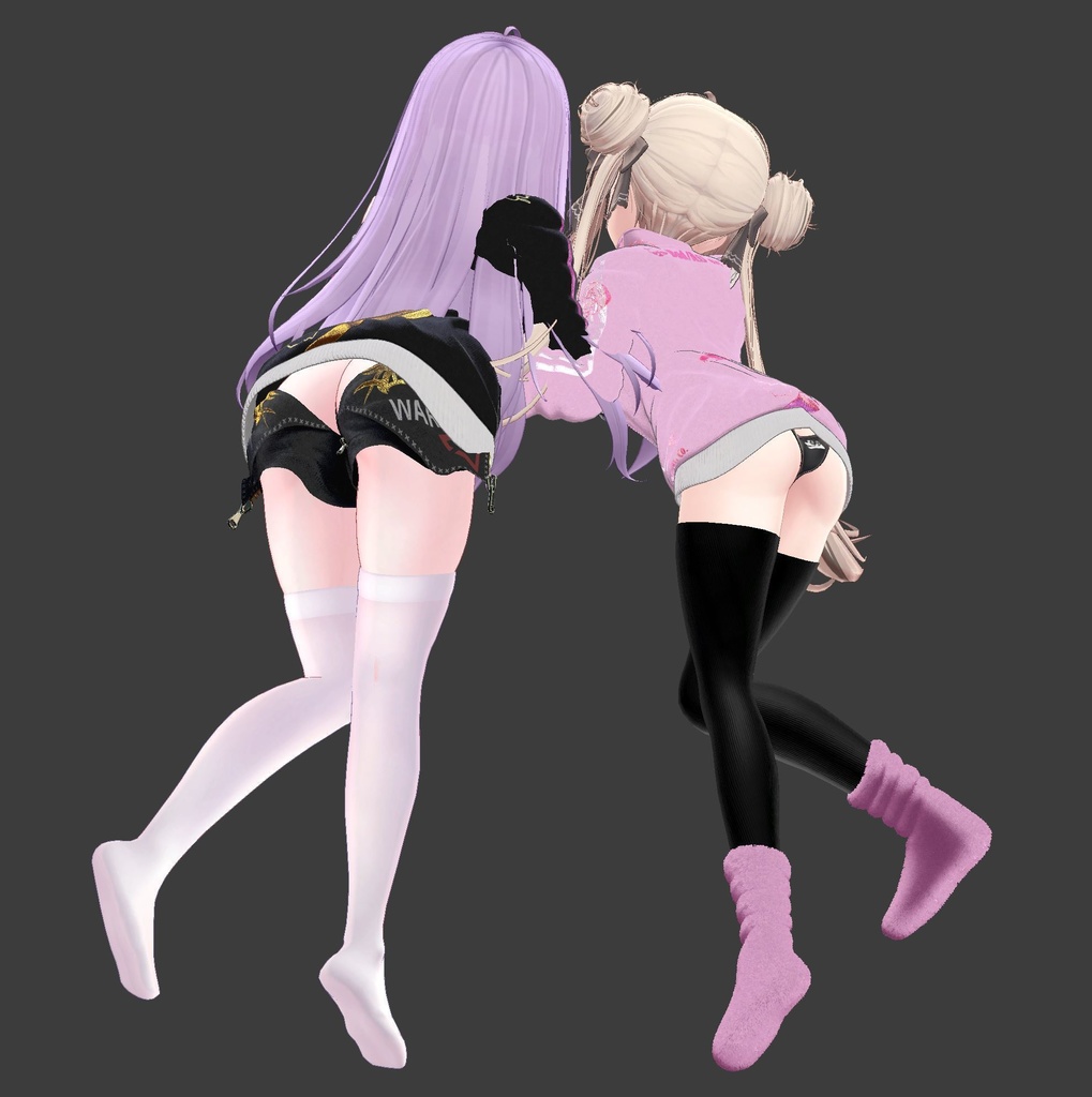 【息抜き製作】無防備ガール【複数アバター対応】