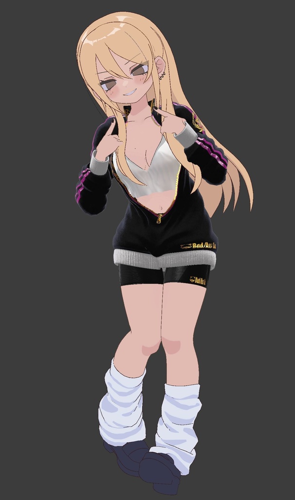 【息抜き製作】無防備ガール【複数アバター対応】