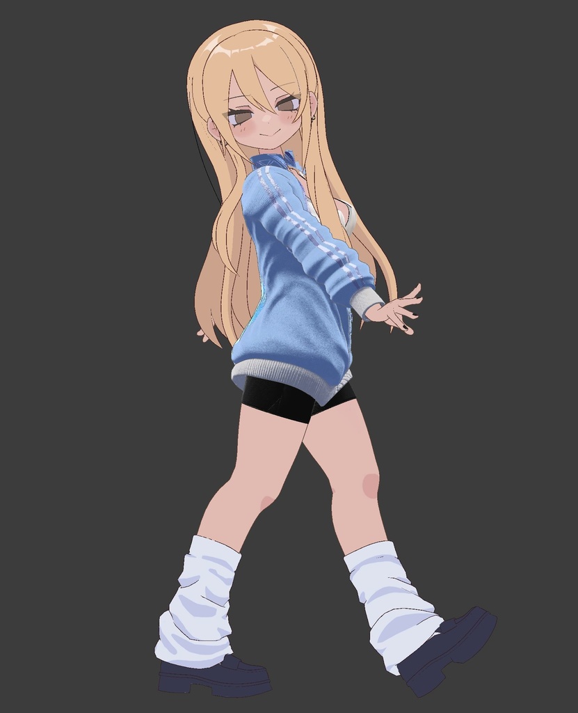 【息抜き製作】無防備ガール【複数アバター対応】