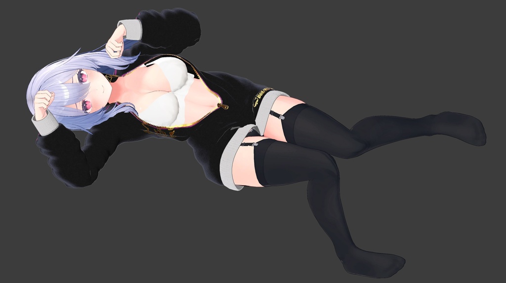 【息抜き製作】無防備ガール【複数アバター対応】