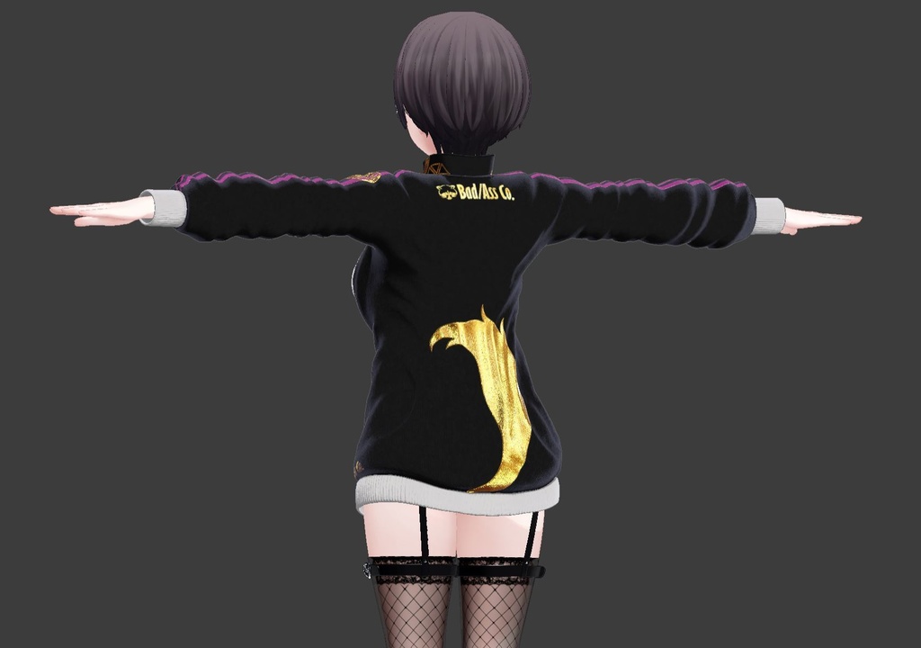 【息抜き製作】無防備ガール【複数アバター対応】