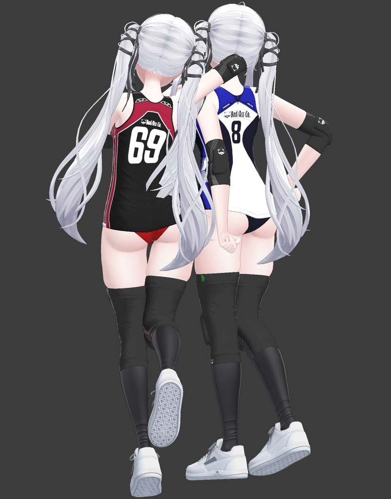【9アバター対応】Jobare🏐女子バレーボール風ユニフォーム【健全】