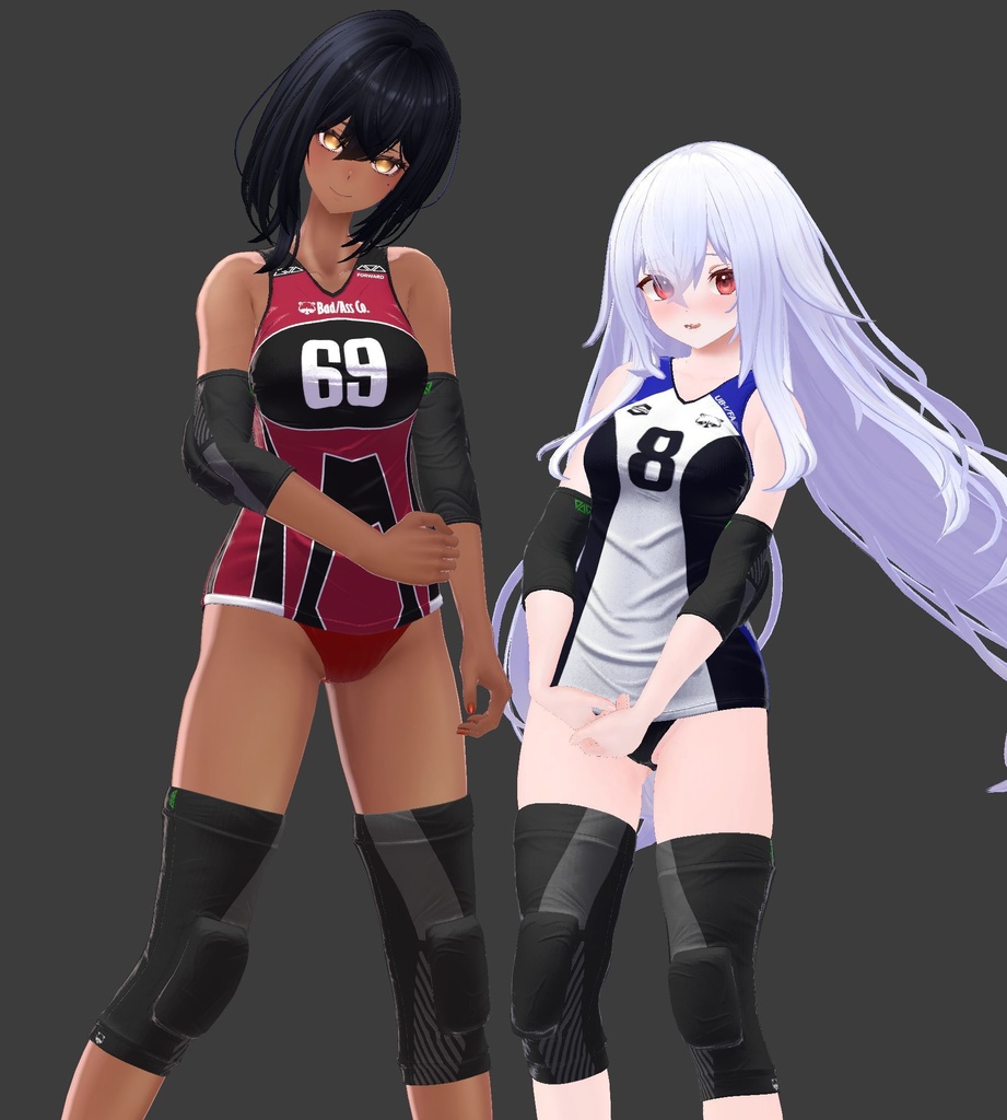 【9アバター対応】Jobare🏐女子バレーボール風ユニフォーム【健全】