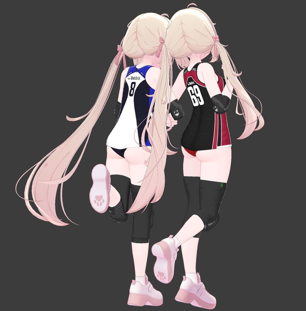 【9アバター対応】Jobare🏐女子バレーボール風ユニフォーム【健全】