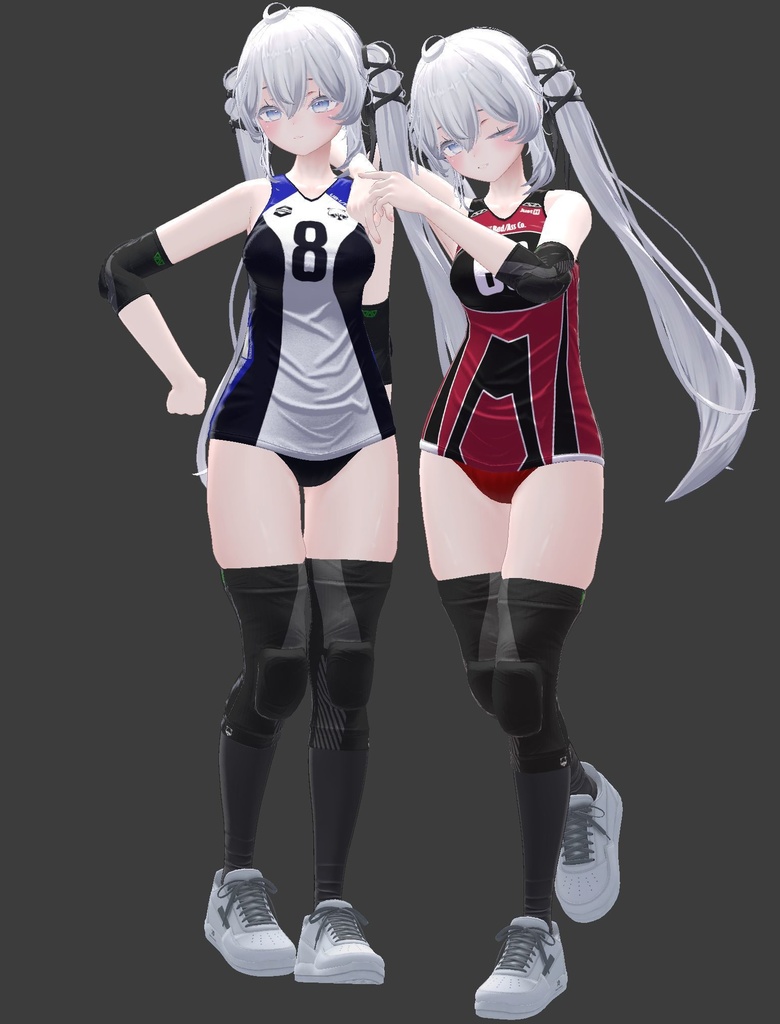 【9アバター対応】Jobare🏐女子バレーボール風ユニフォーム【健全】