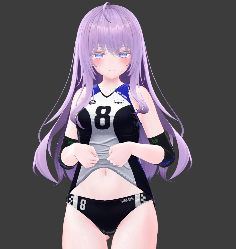 【9アバター対応】Jobare🏐女子バレーボール風ユニフォーム【健全】