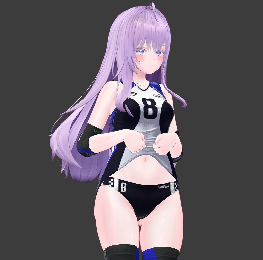 【9アバター対応】Jobare🏐女子バレーボール風ユニフォーム【健全】