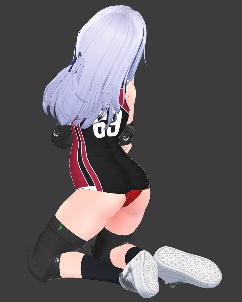 【9アバター対応】Jobare🏐女子バレーボール風ユニフォーム【健全】