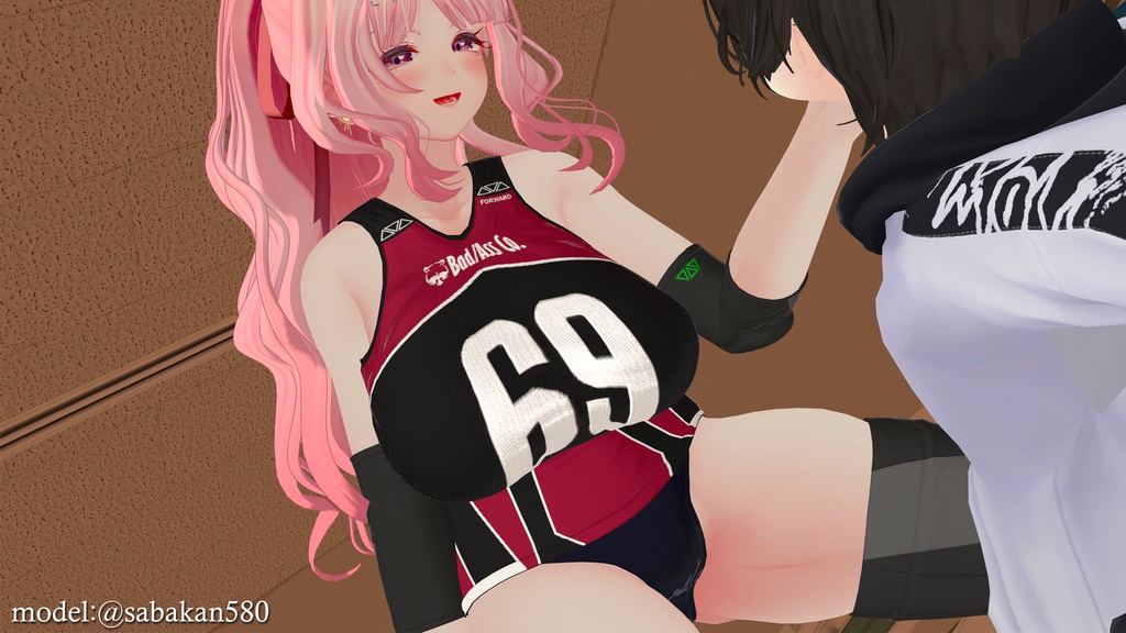 【9アバター対応】Jobare🏐女子バレーボール風ユニフォーム【健全】