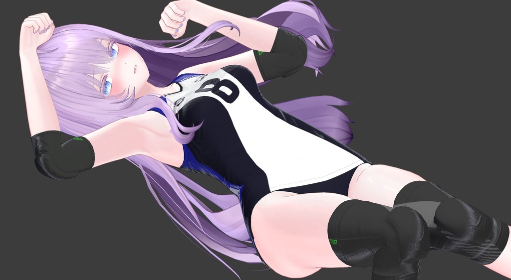 【9アバター対応】Jobare🏐女子バレーボール風ユニフォーム【健全】