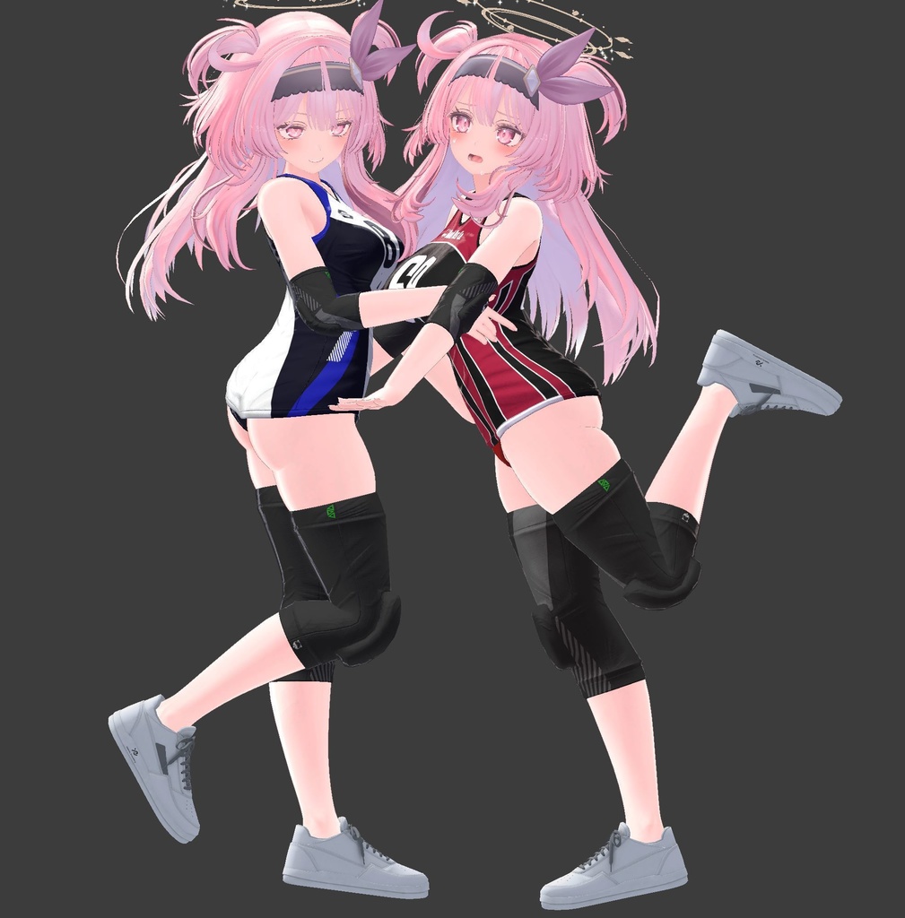 【9アバター対応】Jobare🏐女子バレーボール風ユニフォーム【健全】