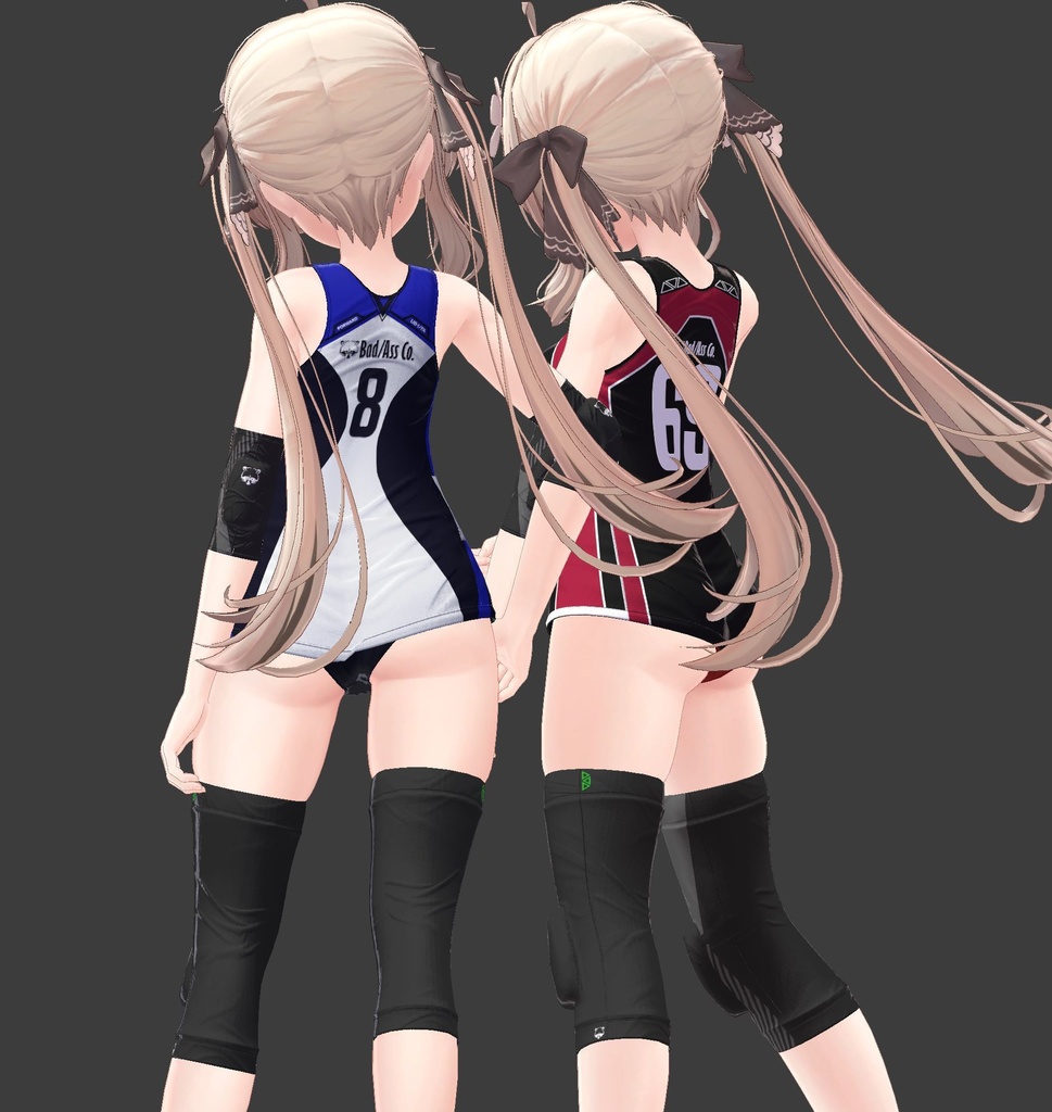 【9アバター対応】Jobare🏐女子バレーボール風ユニフォーム【健全】