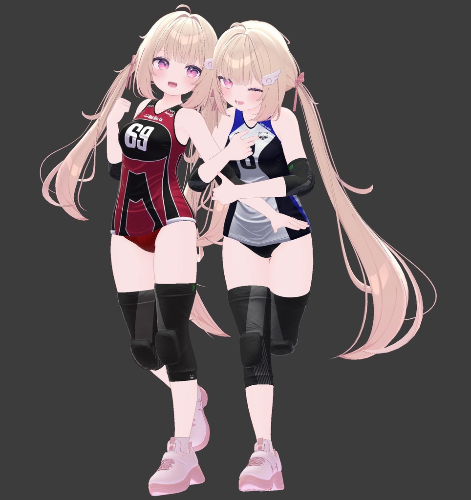 【9アバター対応】Jobare🏐女子バレーボール風ユニフォーム【健全】