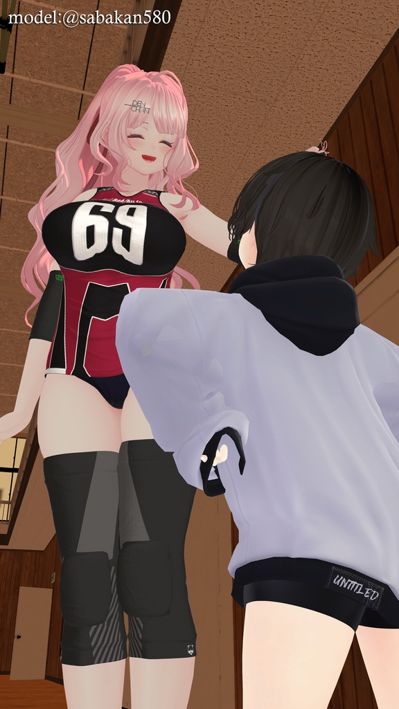 【9アバター対応】Jobare🏐女子バレーボール風ユニフォーム【健全】