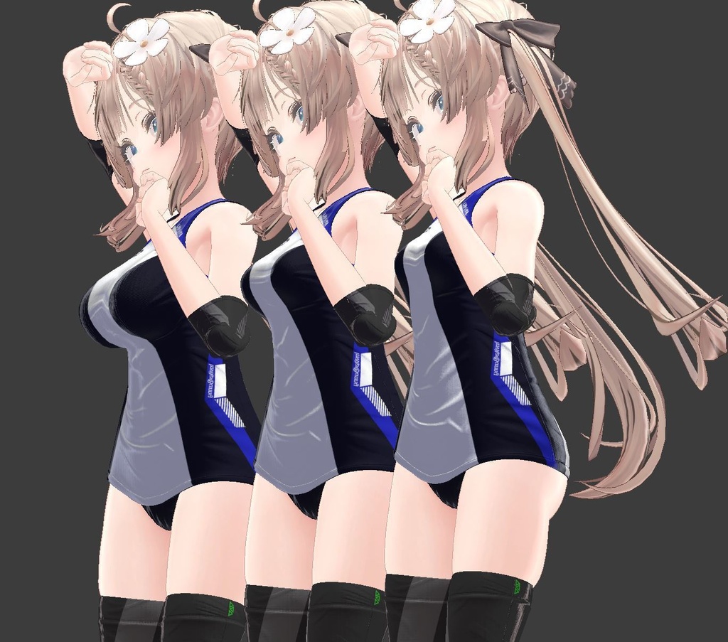 【9アバター対応】Jobare🏐女子バレーボール風ユニフォーム【健全】