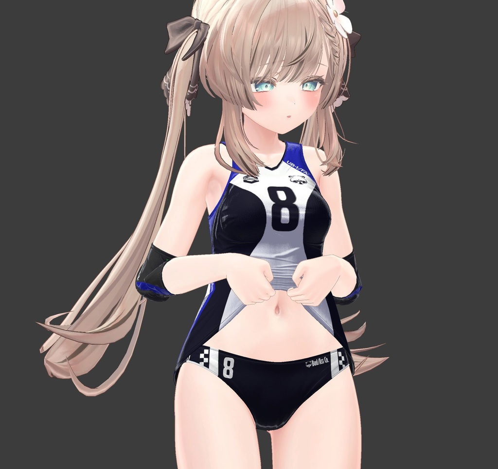 【9アバター対応】Jobare🏐女子バレーボール風ユニフォーム【健全】