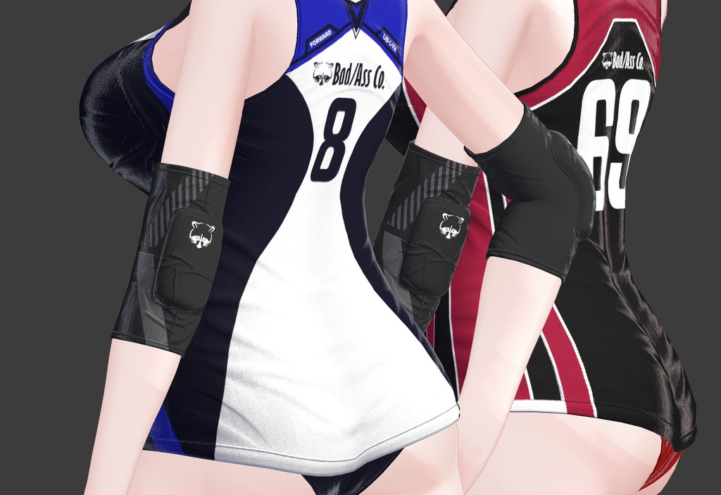 【9アバター対応】Jobare🏐女子バレーボール風ユニフォーム【健全】