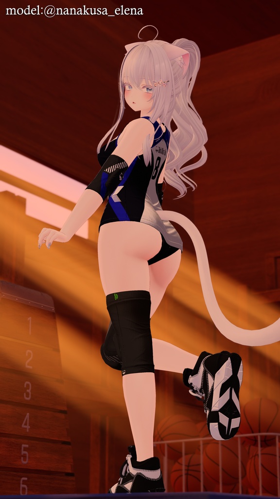 【9アバター対応】Jobare🏐女子バレーボール風ユニフォーム【健全】