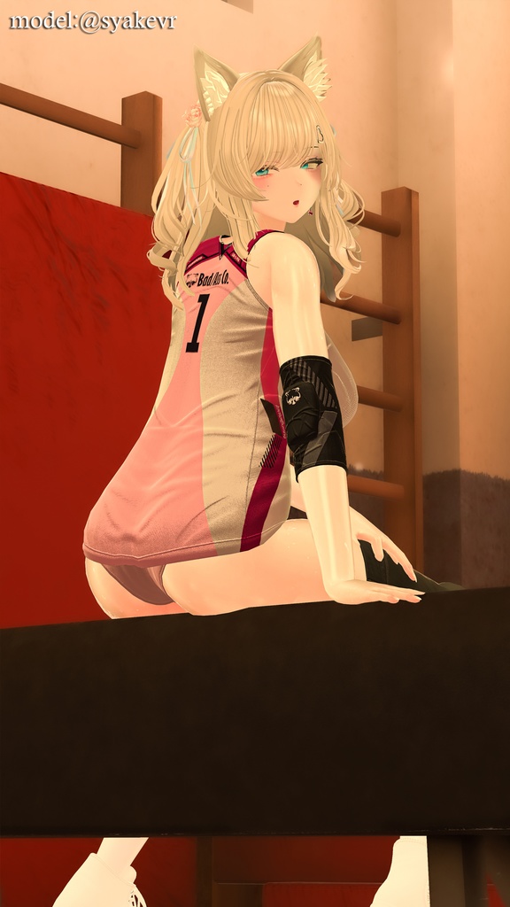 【9アバター対応】Jobare🏐女子バレーボール風ユニフォーム【健全】