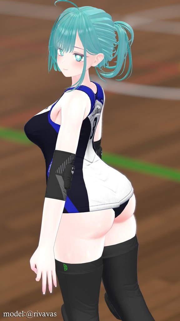 【9アバター対応】Jobare🏐女子バレーボール風ユニフォーム【健全】